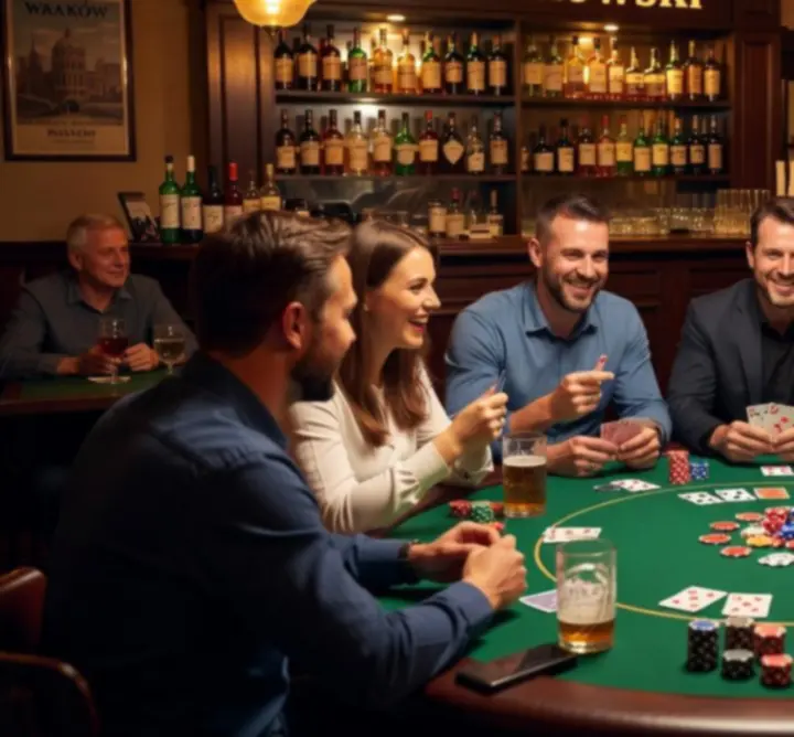 Zespół "GOL"-MAX" GOLDA DARIUSZ podczas wieczoru pokerowego
