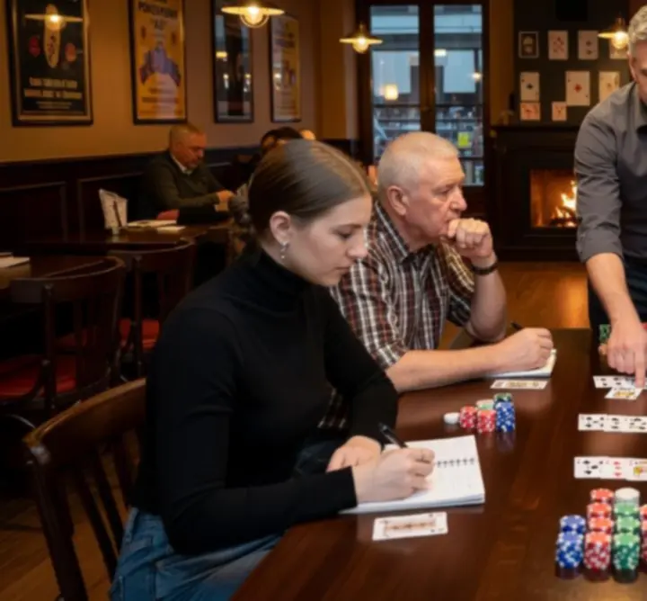 Szkolenie pokerowe prowadzone w lokalu "GOL"-MAX" GOLDA DARIUSZ